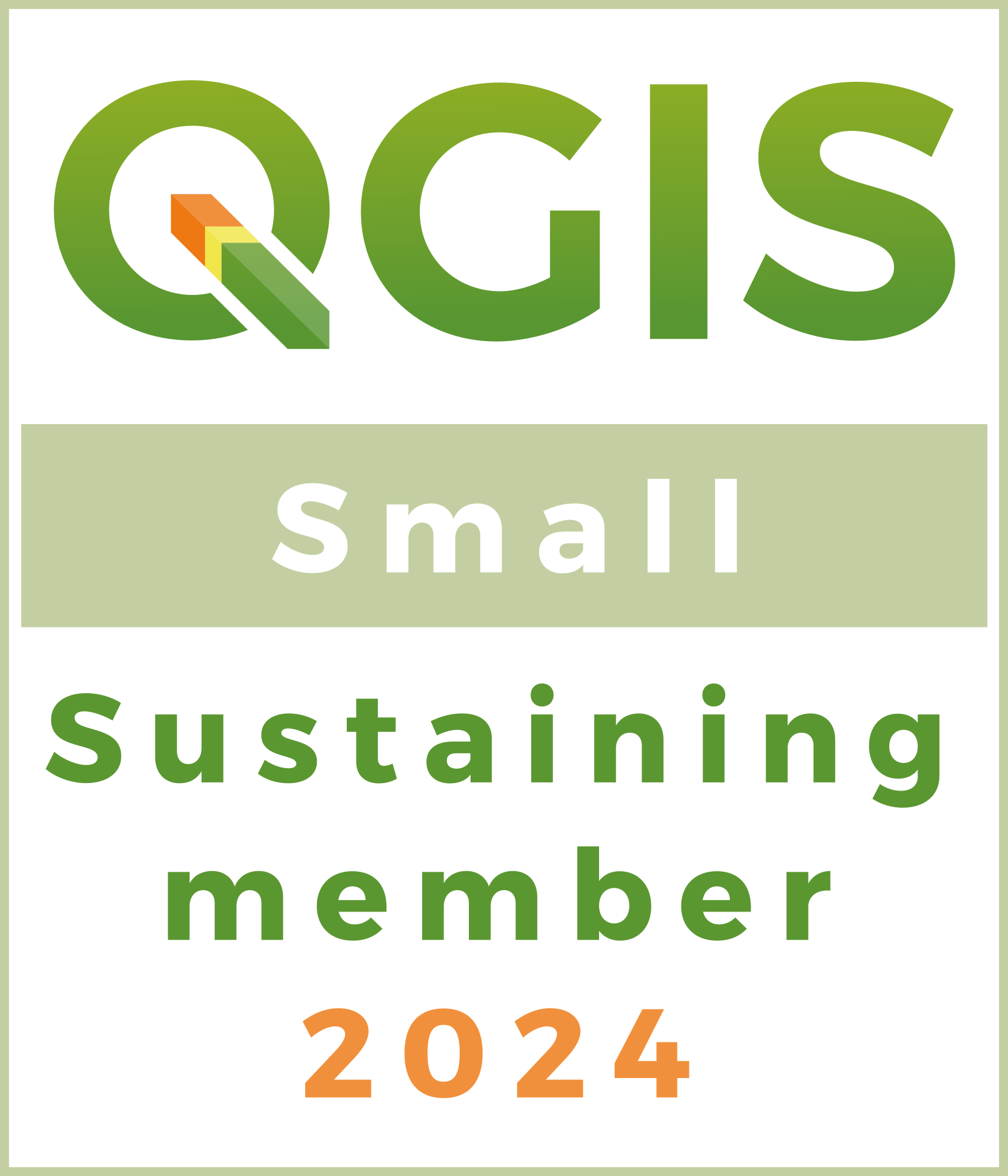 QGIS Fördermitglied 2024