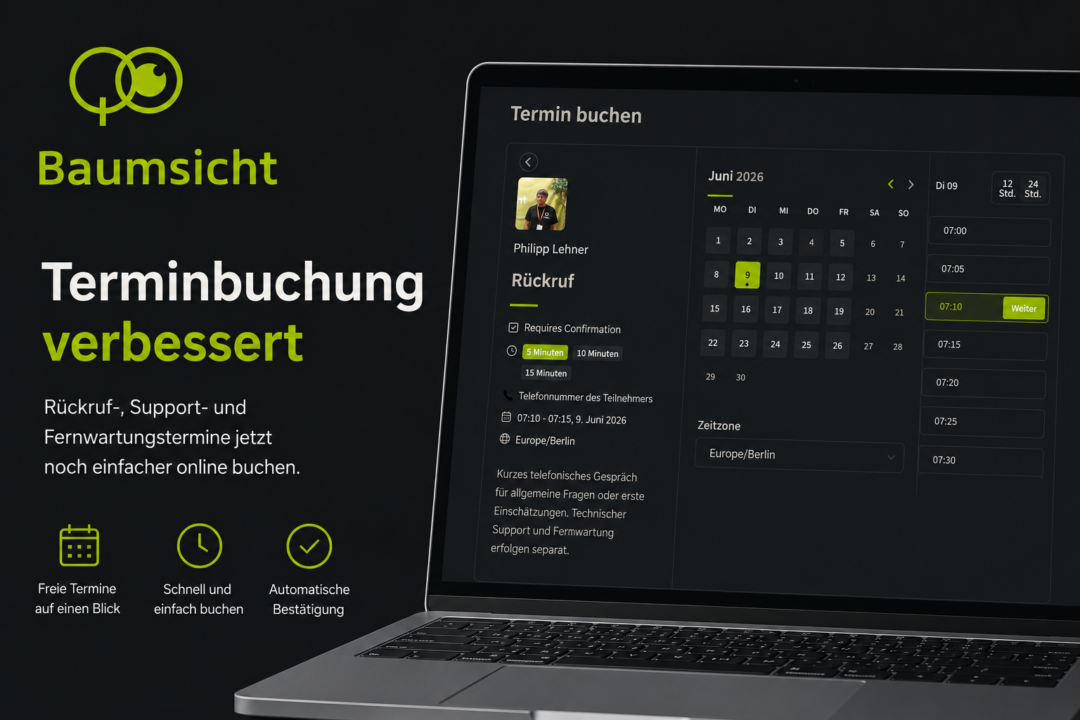 Terminbuchung verbessert