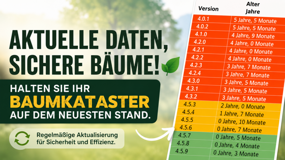 So alt ist Ihre Baumkataster-Version