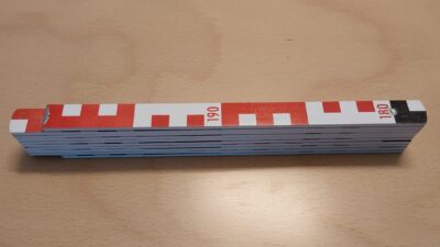 Nivellier-Gliedermaßstab klein für Baumkontrolle